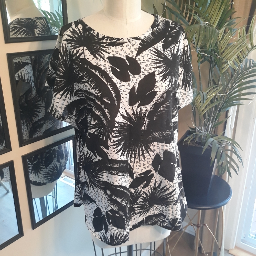 Vintage Palm Blouse